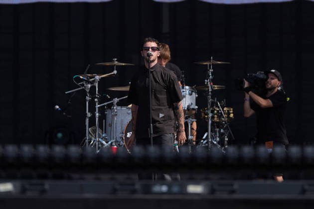 ROCK IN RIO LISBOA 2026 ROCK IN RIO LISBOA: Grandson performing at Palco Mundo on second day of Rock In Rio Lisboa, at Parque Tejo, in Lisbon, Portugal, this Sunday 21. (Photo: Bruno de Carvalho Brazil Photo Press) Lisboa Parque das Nacoes Lisboa Portugal Copyright: xBrunoxdexCarvalhox
