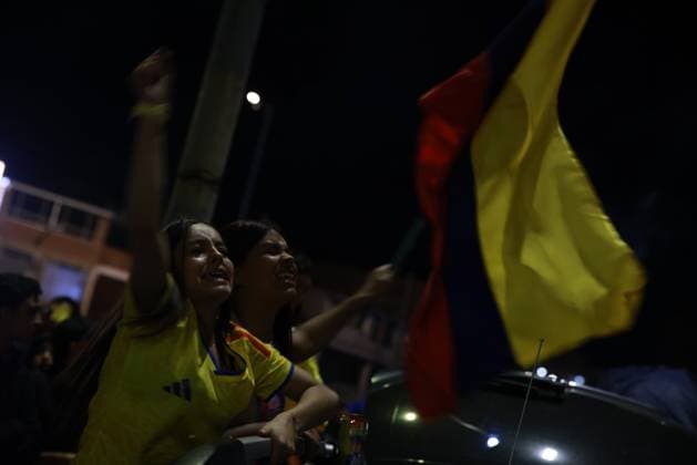 Protest Against Colombian Election Results BOGOTA, COLOMBIA JUNE 21, 2026: Supporters of presidential candidate Ivan Cepeda block one of the main streets in Bogota, Colombia, during a protest following the 2026 presidential election. BogotÃ CO Copyright: x xAntonioxCasciox xJNAxPressx