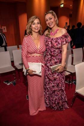 ABB BURDA- Tina Ruland und Ruth Moschner zu Gast auf der Aftershow Party bei dem Felix Burda Award in der KAXICA am Brandenburger Tor am 21.06.2026 in Berlin Berlin Deutschland *** ABB BURDAs Tina Ruland and Ruth Moschner attended the after-show party for the Felix Burda Award at KAXICA near the Brandenburg Gate on June 21, 2026, in Berlin, Germany,detected_source_language