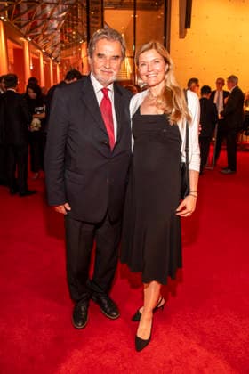 ABB BURDA- Ralph Schicha und Nadia Proepper-Schwirtzek zu Gast auf der Aftershow Party bei dem Felix Burda Award in der KAXICA am Brandenburger Tor am 21.06.2026 in Berlin Berlin Deutschland *** ABB BURDAs Ralph Schicha and Nadia Proepper Schwirtzek attended the after-show party for the Felix Burda Award at KAXICA near the Brandenburg Gate on June 21, 2026, in Berlin, Germany,detected_source_language