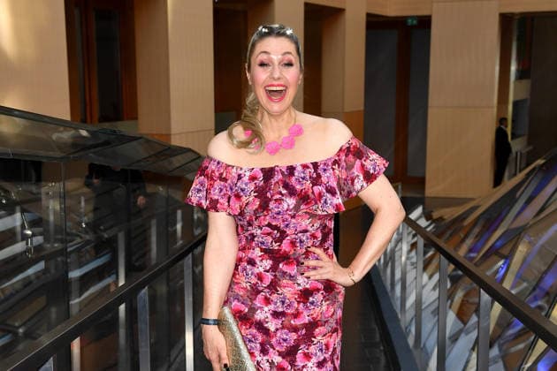 Ruth Moschner beim Felix Burda Award im AXICA Hausl in Berlin am 21.06.2026 *** Ruth Moschner at the Felix Burda Award at the AXICA Hausl in Berlin on June 21, 2026,detected_source_language