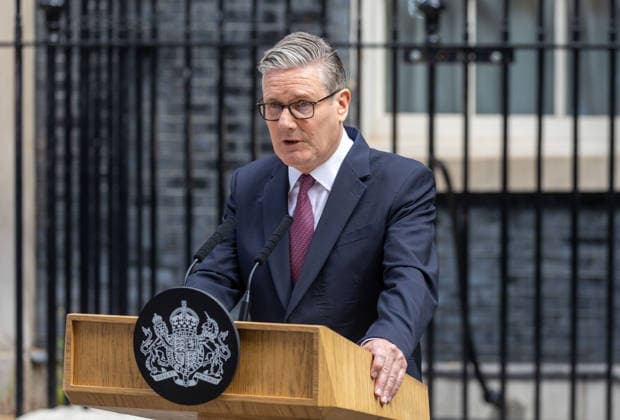 Keir Starmer resigns as UK Prime Minister LONDON, UNITED KINGDOM - JUNE 22: UK Prime Minister Keir Starmer makes his resignation statement outside 10 Downing Street in London, United Kingdom on June 22, 2026. Ilyas Tayfun Salci Anadolu London United Kingdom. Editorial use only. Please get in touch for any other usage.  Copyright: x2026xAnadoluxIlyasxTayfunxSalcix