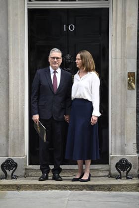 Sir Keir Starmer makes an announcement concerning his future as British Prime Minister, Downing Street, London, UK, 22 June 2026 Sir Keir Starmer with wife Victoria as he makes an announcement concerning his future as British Prime Minister, Downing Street, London, UK, 22 June 2026., Credit:Justin Ng Avalon United Kingdom, London  Copyright: xJustinxNgx xAvalonx 1111756924