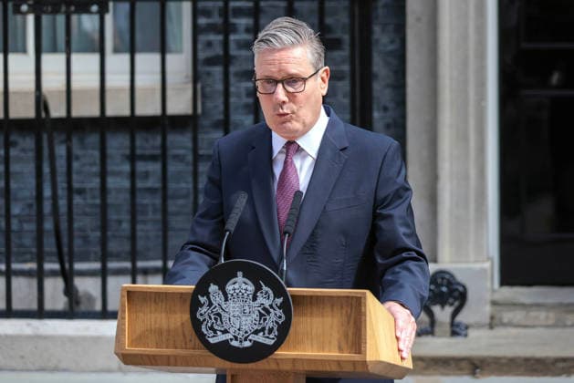 . 22 06 2026. London, United Kingdom. Keir Starmer Resigns. Keir Starmer resignation in Downing Street.  xMartynxWheatleyx xi-Imagesx IIM-26845-0021