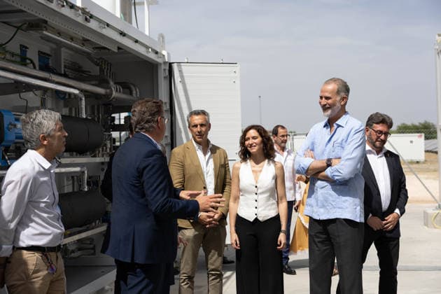 The King Inaugurates the Canal de Isabel II Water and Energy Innovation Center in Pinto, Madrid  Copyright: xJesusxHellinx 7614481