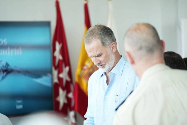 Inauguration of innovation Water and Energy Center during 175 anniverasary of Canal de Isabel II in Madrid on Monday, 22 June 2026. In picture King Felipe VI Inaugura el centro de innovación de agua y energía, en el marco de la conmemoración del 175º aniversario de la creación de Canal de Isabel II en Madrid a 22 de Junio de 2026 Sara Cordon Press Cordon Press 