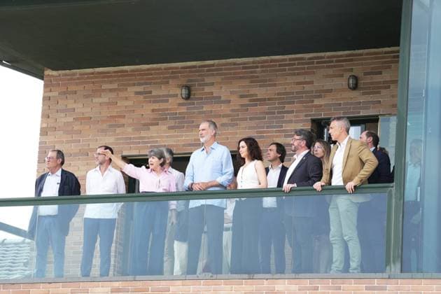 Inauguration of innovation Water and Energy Center during 175 anniverasary of Canal de Isabel II in Madrid on Monday, 22 June 2026. In picture King Felipe VI and Isabel Diaz Ayuso Inaugura el centro de innovación de agua y energía, en el marco de la conmemoración del 175º aniversario de la creación de Canal de Isabel II en Madrid a 22 de Junio de 2026 Sara Cordon Press Cordon Press 