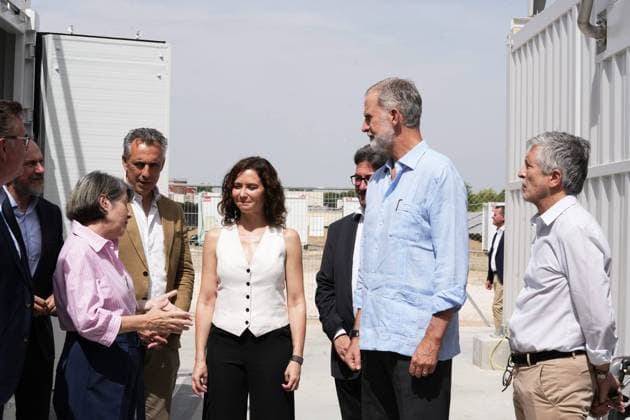 Inauguration of innovation Water and Energy Center during 175 anniverasary of Canal de Isabel II in Madrid on Monday, 22 June 2026. In picture King Felipe VI and Isabel Diaz Ayuso Inaugura el centro de innovación de agua y energía, en el marco de la conmemoración del 175º aniversario de la creación de Canal de Isabel II en Madrid a 22 de Junio de 2026 Sara Cordon Press Cordon Press 