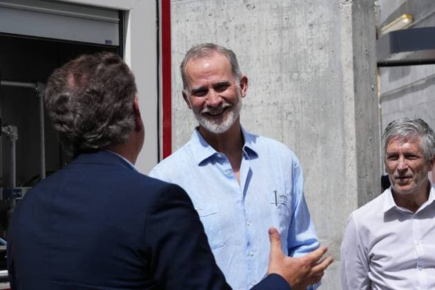 Inauguration of innovation Water and Energy Center during 175 anniverasary of Canal de Isabel II in Madrid on Monday, 22 June 2026. In picture King Felipe VI Inauguracion del centro de innovación de agua y energía, en el marco de la conmemoración del 175º aniversario de la creación de Canal de Isabel II en Madrid a 22 de Junio de 2026 Sara Cordon Press Cordon Press 