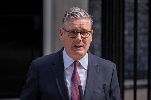 UK Prime Minister Keir Starmer Resigns, Downing Street, London on 22 June 2026 Keir Starmer announces his resignation as Prime Minister to the United Kingdom outside 10 Downing Street, London, on 22 June 2026. In the speech, the outgoing Prime MInister outlines his timeline for departure, including the details for a leadership race and the end of his leadership in September., Credit:Seiya Tanase Avalon  Copyright: xSeiyaxTanasex xAvalonx 1111776698