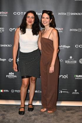 IPA85937239 - Rome: Casa del Cinema. Presentation of the Filming Italy Sardegna Festival. Pictured: Ludovica Galletta, Federica Corti  Copyright: xMaurizioxD Avanzox xDxAvanzo Provvisionatox 85937239