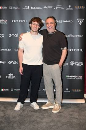 IPA85937276 - Rome: Casa del Cinema. Presentation of the Filming Italy Sardegna Festival. Pictured: Mattia Cirilli, Gabriele Cirilli  Copyright: xMaurizioxD Avanzox xDxAvanzo Provvisionatox 85937276