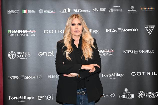IPA85937132 - Rome: Casa del Cinema. Presentation of the Filming Italy Sardegna Festival. Pictured: Tiziana Rocca  Copyright: xMaurizioxD Avanzox xDxAvanzo Provvisionatox 85937132