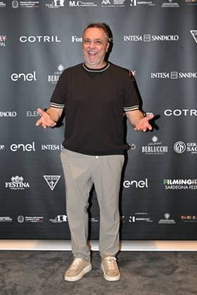IPA85937285 - Rome: Casa del Cinema. Presentation of the Filming Italy Sardegna Festival. Pictured: Gabriele Cirilli  Copyright: xMaurizioxD Avanzox xDxAvanzo Provvisionatox 85937285