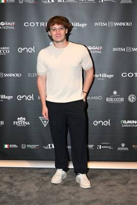 IPA85937300 - Rome: Casa del Cinema. Presentation of the Filming Italy Sardegna Festival. Pictured: Mattia Cirilli  Copyright: xMaurizioxD Avanzox xDxAvanzo Provvisionatox 85937300