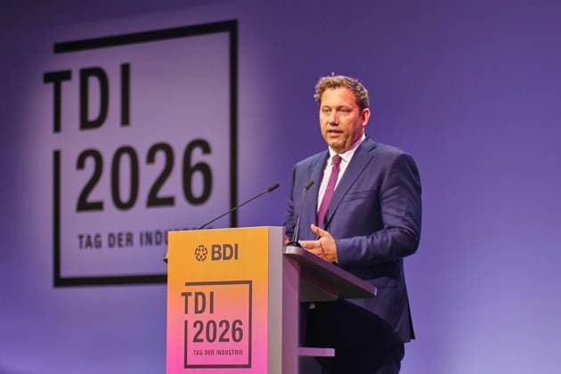 Berlin, Deutschland, 22.06.2026: EUREF-Campus: Tag der Industrie: Bundesminister der Finanzen Lars Klingbeil (SPD) *** Berlin, Germany, June 22, 2026 EUREF Campus Industry Day Federal Minister of Finance Lars Klingbeil (SPD),detected_source_language Copyright: xdtsxNachrichtenagenturx dts_124354