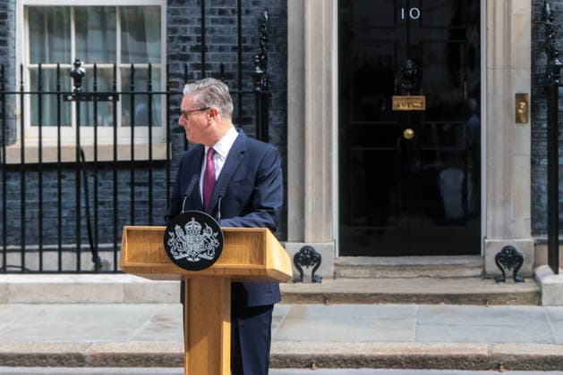 . 22 06 2026. London, United Kingdom. Keir Starmer Resigns. Keir Starmer resignation in Downing Street.  xMartynxWheatleyx xi-Imagesx IIM-26845-0035