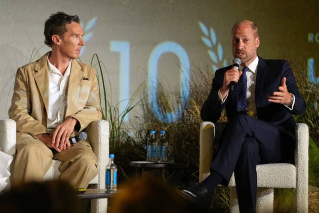 . 22 06 2026. London, United Kingdom. Prince William with actor Benedict Cumberbatch at Business Forum for the Royal FoundationÕs United for Wildlife , at the start of London Climate Action Week.  xPoolx xi-Imagesx IIM-26846-0007