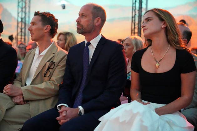 . 22 06 2026. London, United Kingdom. Prince William with actor Benedict Cumberbatch and actress Emma Watson at a Business Forum for the Royal FoundationÕs United for Wildlife , at the start of London Climate Action Week.  xPoolx xi-Imagesx IIM-26846-0009