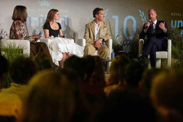 Britain Royals Britain s Prince William, the Prince of Wales, right, broadcaster June Sarpong, left, actress Emma Watson, second left, and actor Benedict Cumberbatch attend a landmark Business Forum for The Royal Foundation s United for Wildlife in London, Monday, June 22, 2026., Credit:Kirsty Wigglesworth PA ROTA - B68 Avalon GBR, London  Copyright: xKirstyxWigglesworthx xPAxROTAx-xB68x xAvalonx 1111787521