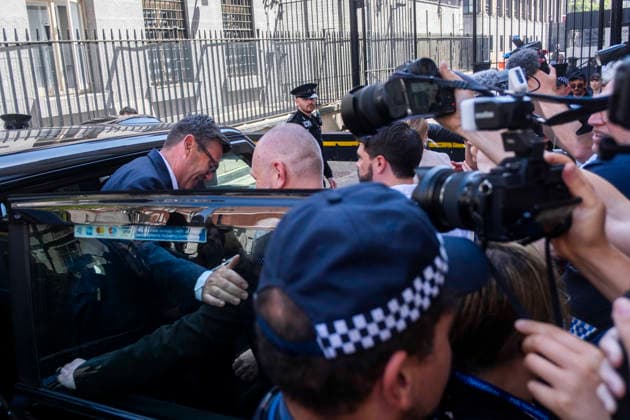 Andy Burnham arrives in London, 22 June 2026 Andy Burnham, Member of Parliament for Makerfield, arrives to 1 Parliament Street, London, in a black cab ahead of his swearing in to Parliament, on 22 June 2026., Credit:Seiya Tanase Avalon  Copyright: xSeiyaxTanasex xAvalonx 1111793323