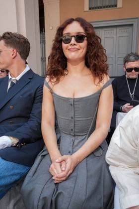 IPA85941816 - Milan, Milan Men™s Fashion Week Spring Summer 2027 - Men™s Fashion, Spring Summer 2027 - Thom Browne fashion show - front row Pictured: Olivia Cooke  Copyright: xRiccardoxGIordanox xRiccardoxGiordanox 85941816