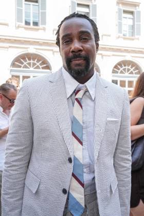 IPA85941841 - Milan, Milan Men™s Fashion Week Spring Summer 2027 - Men™s Fashion, Spring Summer 2027 - Thom Browne fashion show - front row Pictured: Tramell Tillman  Copyright: xRiccardoxGIordanox xRiccardoxGiordanox 85941841