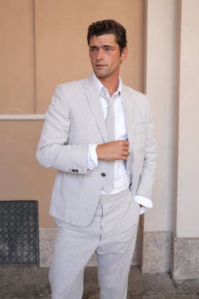 IPA85941525 - Milan, Milan Men™s Fashion Week Spring Summer 2027 - Men™s Fashion, Spring Summer 2027 - Thom Browne fashion show - front row Pictured: Sean O Pry  Copyright: xRiccardoxGIordanox xRiccardoxGiordanox 85941525
