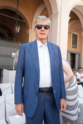 IPA85941570 - Milan, Milan Men™s Fashion Week Spring Summer 2027 - Men™s Fashion, Spring Summer 2027 - Thom Browne fashion show - front row Photo by Gabriele Galateri di Genola  Copyright: xRiccardoxGIordanox xRiccardoxGiordanox 85941570