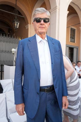 IPA85941575 - Milan, Milan Men™s Fashion Week Spring Summer 2027 - Men™s Fashion, Spring Summer 2027 - Thom Browne fashion show - front row Photo by Gabriele Galateri di Genola  Copyright: xRiccardoxGIordanox xRiccardoxGiordanox 85941575