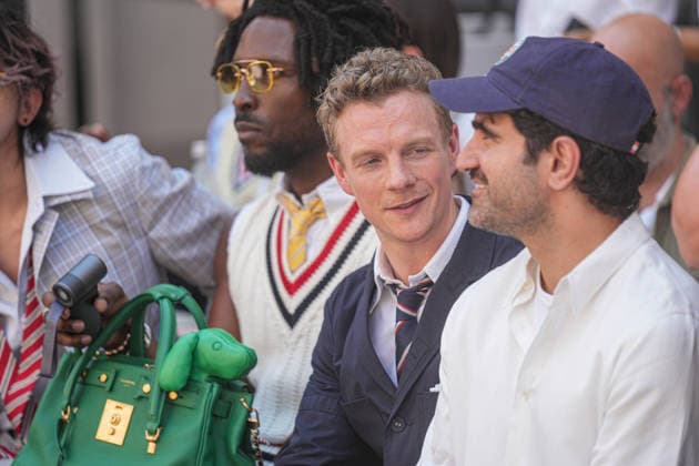 IPA85941926 - Milan, Milan Men™s Fashion Week Spring Summer 2027 - Men™s Fashion, Spring Summer 2027 - Thom Browne fashion show - front row Pictured: Patrick Gibson  Copyright: xRiccardoxGIordanox xRiccardoxGiordanox 85941926