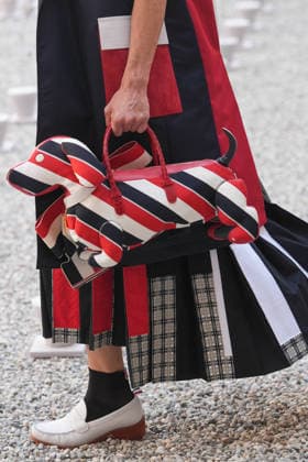 IPA85942254 - Milan, Milan Men™s Fashion Week Spring Summer 2027 - Men™s Fashion, Spring Summer 2027 - Thom Browne fashion show - runway in the photo: Model  Copyright: xRiccardoxGIordanox xRiccardoxGiordanox 85942254