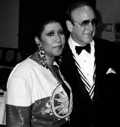 Aretha Frankin Clive Davis 1990 Photo by John Barrett PHOTOlink MediaPunch Copyright: xPHOTOlinkx MediaPunchx