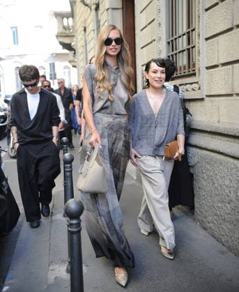 RECORD DATE NOT STATED IPA85944997 - MILAN—LAILA HASANOVIC, JANNIK SINNER S GIRLFRIEND, ATTENDS THE ARMANI FASHION SHOW  Copyright: xx xx 85944997