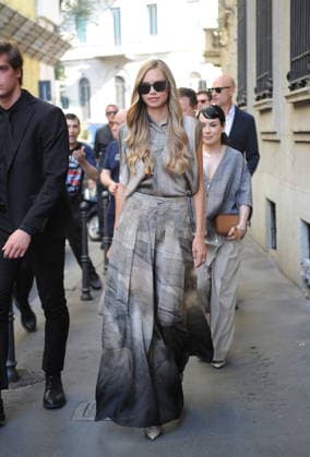 RECORD DATE NOT STATED IPA85945005 - MILAN—LAILA HASANOVIC, JANNIK SINNER S GIRLFRIEND, ATTENDS THE ARMANI FASHION SHOW  Copyright: xx xx 85945005