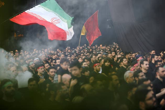 Iranians gather to mark Muharram in Tehran TEHRAN, IRAN - JUNE 22: Shiite Muslims dressed in black wear religious headbands attends a mourning ceremony marking the month of Muharram at the Imamzadeh Ali Akbar Shrine in northern Tehran, Iran on June 22, 2026. Participants gathered to commemorate Hazrat Hussein, the grandson of Prophet Muhammad, and his 72 companions who were martyred in the Battle of Karbala, accompanying the traditional elegies and lamentations. Fatemeh Bahrami Anadolu Tehran Iran. Editorial use only. Please get in touch for any other usage.  Copyright: x2026xAnadoluxFatemehxBahramix