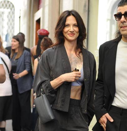 RECORD DATE NOT STATED IPA85946281 - MILAN—ASIA ARGENTO ATTENDS THE ARMANI FASHION SHOW  Copyright: xx xx 85946281