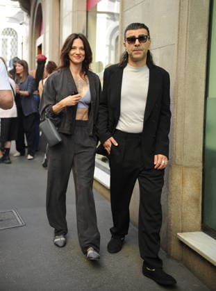 RECORD DATE NOT STATED IPA85946283 - MILAN—ASIA ARGENTO ATTENDS THE ARMANI FASHION SHOW  Copyright: xx xx 85946283