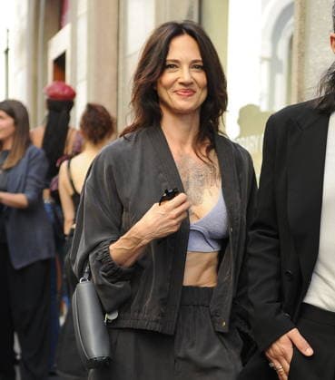 RECORD DATE NOT STATED IPA85946284 - MILAN—ASIA ARGENTO ATTENDS THE ARMANI FASHION SHOW  Copyright: xx xx 85946284