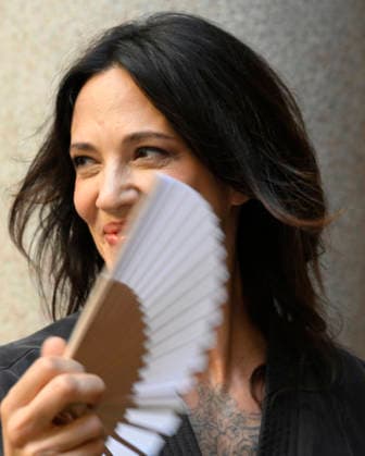 June 22, 2026, Milan, Italy: Italian actress Asia Argento arrives to attend the presentation of Italian fashion house Giorgio Armani Men s Spring Summer 2027 collection during the Milan Fashion Week in Milan, Italy, 22 June 2026. Milan Fashion Week runs from 19 to 23 June 2026. ANSA DANIEL DAL ZENNARO. Milan Italy  - ZUMAa110 20260622_zaf_a110_025 Copyright: xDanielxDalxZennarox