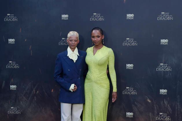 June 22, 2026, Madrid, Madrid, Spain: British actresses PHOEBE CAMPBELL (L) who plays Lady Rhaena Targaryen and BETHANY ANTONIA (R) who plays Lady Baela Targaryen pose together on the red carpet during the special screening event for the first episode of season three of the HBO series House of the Dragon . The premiere was held at the Terraza del Campo del Moro in Madrid. The highly anticipated fantasy series is based on George R R Martins book Fire and Blood and explores the epic history of House Targaryen set two hundred years before the events of Game of Thrones Madrid Spain - ZUMAo127 20260622_zep_o127_027 Copyright: xHugoxOrtunox