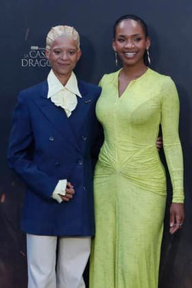 June 22, 2026, Madrid, Madrid, Spain: British actresses PHOEBE CAMPBELL (L) who plays Lady Rhaena Targaryen and BETHANY ANTONIA (R) who plays Lady Baela Targaryen pose together on the red carpet during the special screening event for the first episode of season three of the HBO series House of the Dragon . The premiere was held at the Terraza del Campo del Moro in Madrid. The highly anticipated fantasy series is based on George R R Martins book Fire and Blood and explores the epic history of House Targaryen set two hundred years before the events of Game of Thrones Madrid Spain - ZUMAo127 20260622_zep_o127_026 Copyright: xHugoxOrtunox