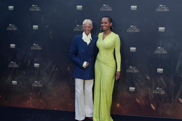 June 22, 2026, Madrid, Madrid, Spain: British actresses PHOEBE CAMPBELL (L) who plays Lady Rhaena Targaryen and BETHANY ANTONIA (R) who plays Lady Baela Targaryen pose together on the red carpet during the special screening event for the first episode of season three of the HBO series House of the Dragon . The premiere was held at the Terraza del Campo del Moro in Madrid. The highly anticipated fantasy series is based on George R R Martins book Fire and Blood and explores the epic history of House Targaryen set two hundred years before the events of Game of Thrones Madrid Spain - ZUMAo127 20260622_zep_o127_030 Copyright: xHugoxOrtunox