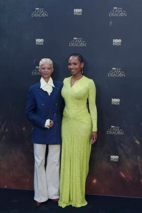 June 22, 2026, Madrid, Madrid, Spain: British actresses PHOEBE CAMPBELL (L) who plays Lady Rhaena Targaryen and BETHANY ANTONIA (R) who plays Lady Baela Targaryen pose together on the red carpet during the special screening event for the first episode of season three of the HBO series House of the Dragon . The premiere was held at the Terraza del Campo del Moro in Madrid. The highly anticipated fantasy series is based on George R R Martins book Fire and Blood and explores the epic history of House Targaryen set two hundred years before the events of Game of Thrones Madrid Spain - ZUMAo127 20260622_zep_o127_031 Copyright: xHugoxOrtunox