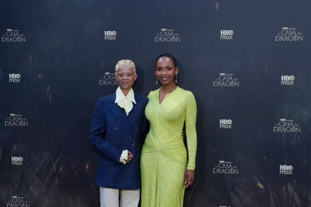 June 22, 2026, Madrid, Madrid, Spain: British actresses PHOEBE CAMPBELL (L) who plays Lady Rhaena Targaryen and BETHANY ANTONIA (R) who plays Lady Baela Targaryen pose together on the red carpet during the special screening event for the first episode of season three of the HBO series House of the Dragon . The premiere was held at the Terraza del Campo del Moro in Madrid. The highly anticipated fantasy series is based on George R R Martins book Fire and Blood and explores the epic history of House Targaryen set two hundred years before the events of Game of Thrones Madrid Spain - ZUMAo127 20260622_zep_o127_044 Copyright: xHugoxOrtunox