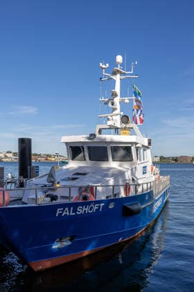 22.06.2026 Kieler Woche 2026 Eindrücke und Szenen vom Montag Das Boot öFalshöft˜ der Wasserschutzpolizei Kiel Kiel Kiellinie Schleswig Holstein Deutschland *** June 22, 2026 Kiel Week 2026