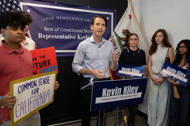 June 22, 2026: U.S. Rep. Kevin Kiley announced during a news conference that he is challenging congressional candidate Richard Pan to a debate at on Monday, June 22, 2026 in Roseville.  - ZUMAj89_ 20260622_zaf_j89_006 Copyright: xPaulxKitagakixJr.x