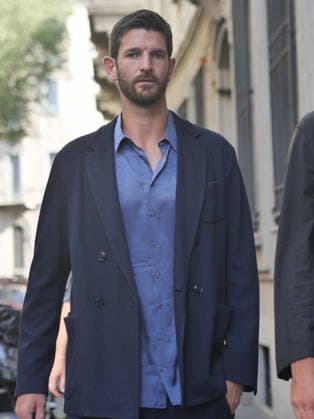 IPA85951754 - Milan, Milan Men s Fashion Week: Spring Summer 2026 2027 - Men s Fashion, Spring Summer 2026 — Armani fashion show; pictured: Andrea and Matteo Vavassori  Copyright: xLucaxPontix xLucaPonti IpaAgencyx 85951754