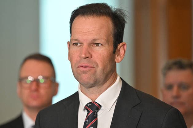 MATT CANAVAN PRESSER, Nationals Leader Matt Canavan and fellow coalition members and senators at a press conference at Parliament House in Canberra, Tuesday, June 23, 2026. ( NO ARCHIVING CANBERRA AUSTRALIAN CAPITAL TERRITORY AUSTRALIA  Copyright: xMICKxTSIKASx 20260623130485053275