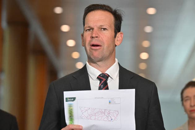 MATT CANAVAN PRESSER, Nationals Leader Matt Canavan and fellow coalition members and senators at a press conference at Parliament House in Canberra, Tuesday, June 23, 2026. ( NO ARCHIVING CANBERRA AUSTRALIAN CAPITAL TERRITORY AUSTRALIA  Copyright: xMICKxTSIKASx 20260623189063088011